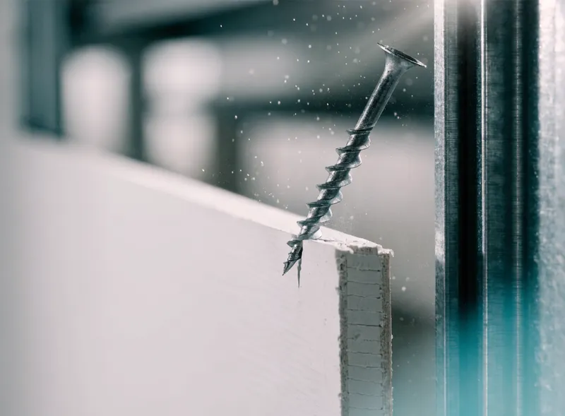 Trockenbau – Detailaufnahme