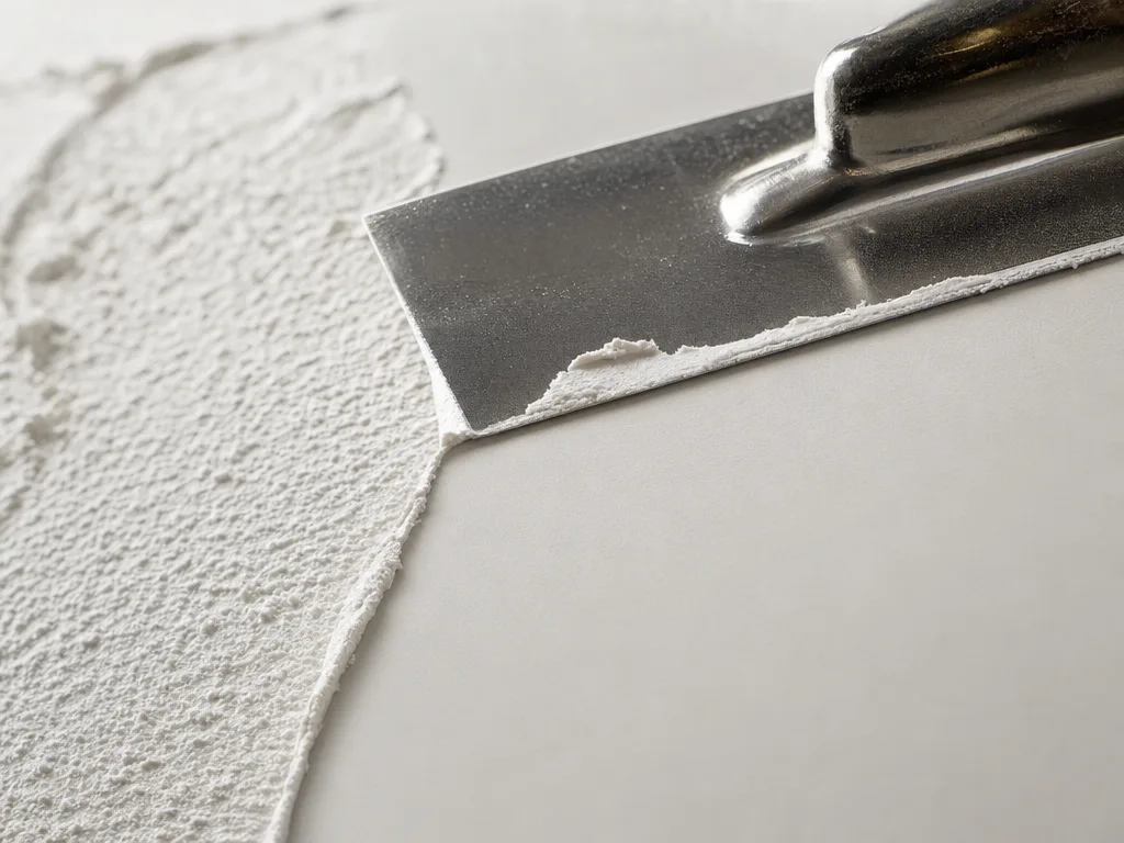 Spachtel- & Verputzarbeiten – Makroaufnahme vom Handwerk